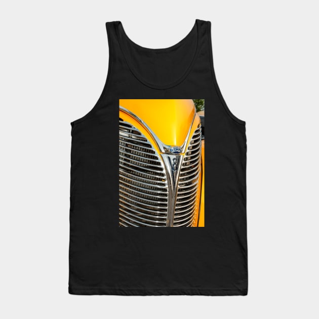 1938 Ford V8 Grill 5 Tank Top by Robert Alsop